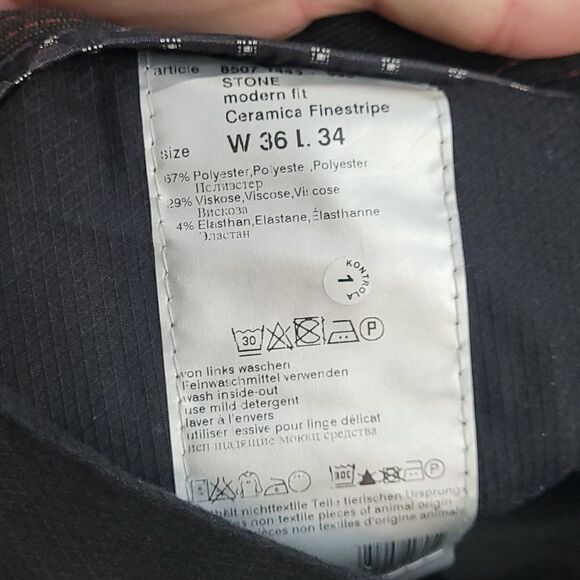 Alberto Ceramica modern fit dress pants new - Picture 7 of 9